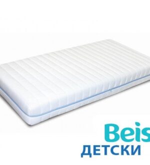 Детски матрак Бейзи за удобно и практично детско легло. Предлага се в размери 60/120/12 см и 70/140/12 см.