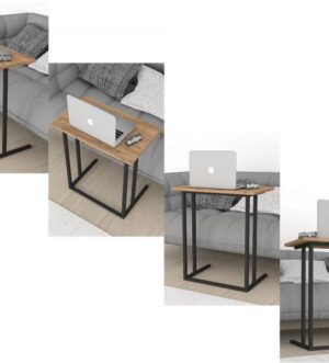 Помощна маса METAL LAPTOP TABLE Pine